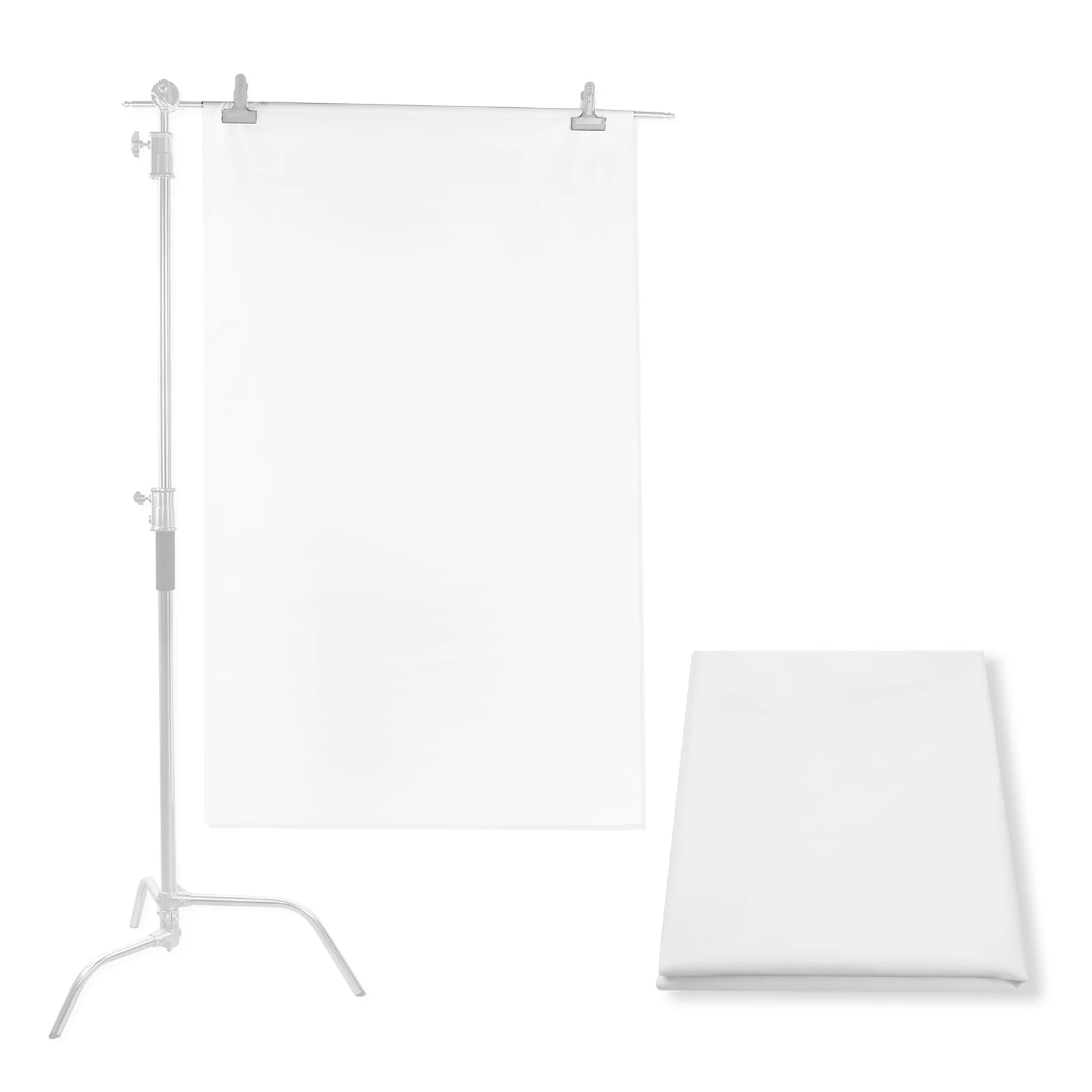 1M x 1.7M Diffusion Fabric Photography Background Nylon Silk White Seamless Ligh