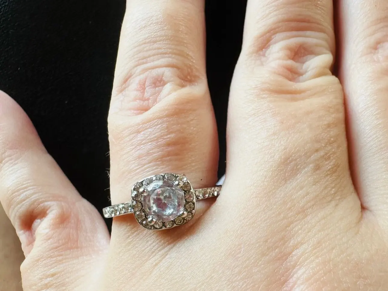 Classic Silver Color Wedding Rings photo review