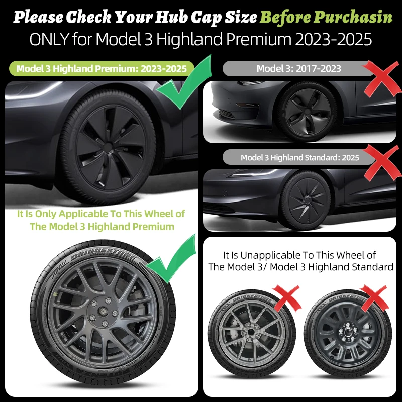 テスラ Model 3 Highland（2023〜2026年）用 18インチ 新ブレード