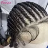 114152-5923d5.jpg Perruque tressée courte en dentelle complète de 8 pouces, style BOB, perruque synthétique courte tressée en boîte, perruque en fibre résistante à la chaleur