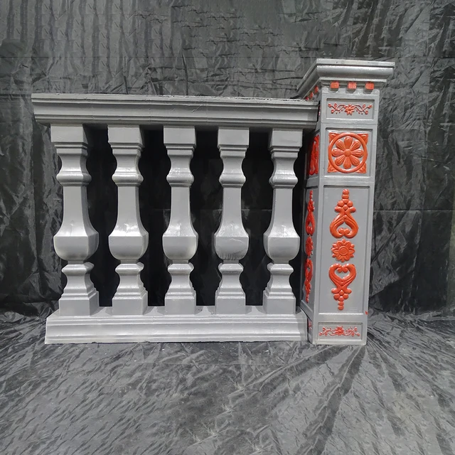 5 Méterenként Abs Terrace Casting Dekoratív Korlát Váza Oszlop Beton Kerítés Penész - Image 4