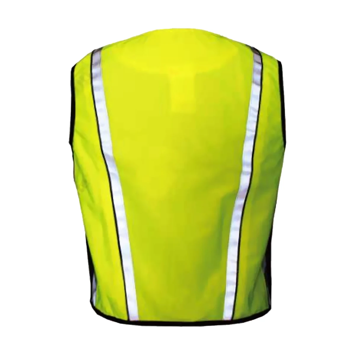 Salzmann High Visible Motor Cycle Vest, made with 3M Scotchlite, with black elastic fabric. 2