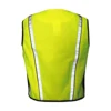 Salzmann High Visible Motor Cycle Vest, made with 3M Scotchlite, with black elastic fabric. 2