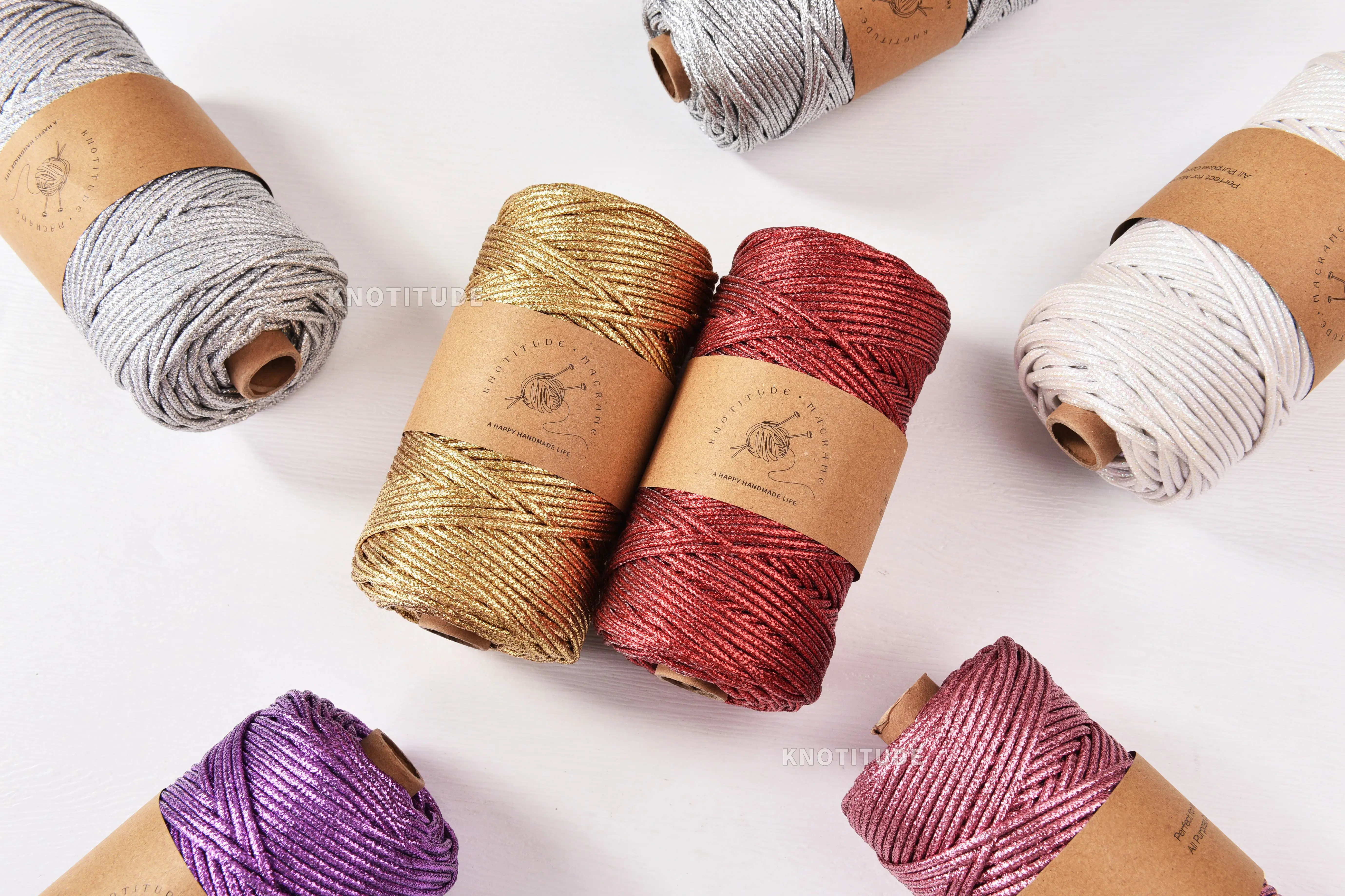 반짝 이는 금속 땋은 코드 3mm x 90yds 눈부신 Macrame 브레이드 로프 골드 컬러 로프 쥬얼리 코드 장식 코드 만들기