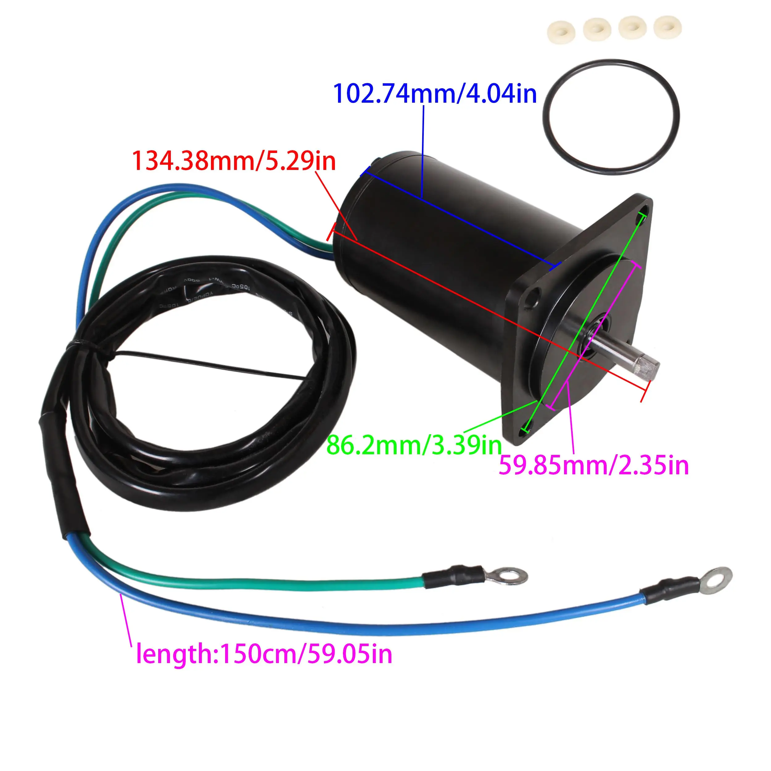 Outboard Engine 67F-43880-00 Tilt Trim Motor for Yamaha 75HP 80HP 90HP 100HP F75 F80 F90 F100,430-22066 TRM0087, 67F-43880-00-00