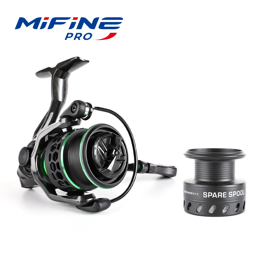 Mifine Carbon Tech Gt 151g Ultralight Spinning Reel 5.1:1/4.8:1