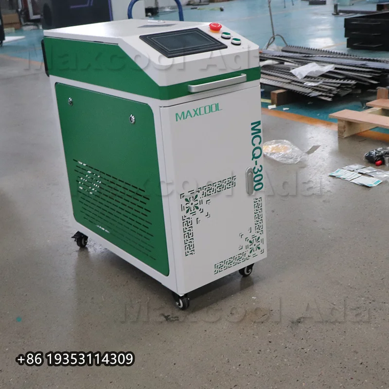 200W Pulsed Laser Cleaning Machine For Wood/Metal Rust/Oil/Paint Removal No Damage Base Material