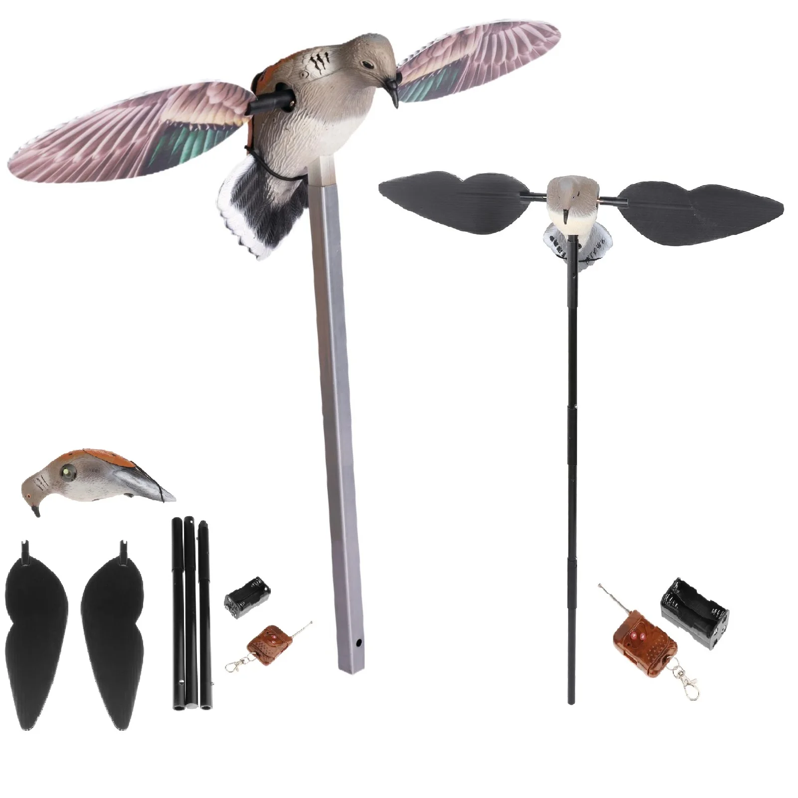 Aile décoy pigeon chasse position atterrissage correcte simulation leurre extérieur jardin accessoire chasseur