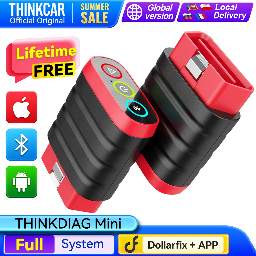 THINKCAR THINKDIAG MINI Auto OBD2 Scanner Full Systems Diagnostics All Car Lifetime Free Automotive Diagnosis Scan Tools