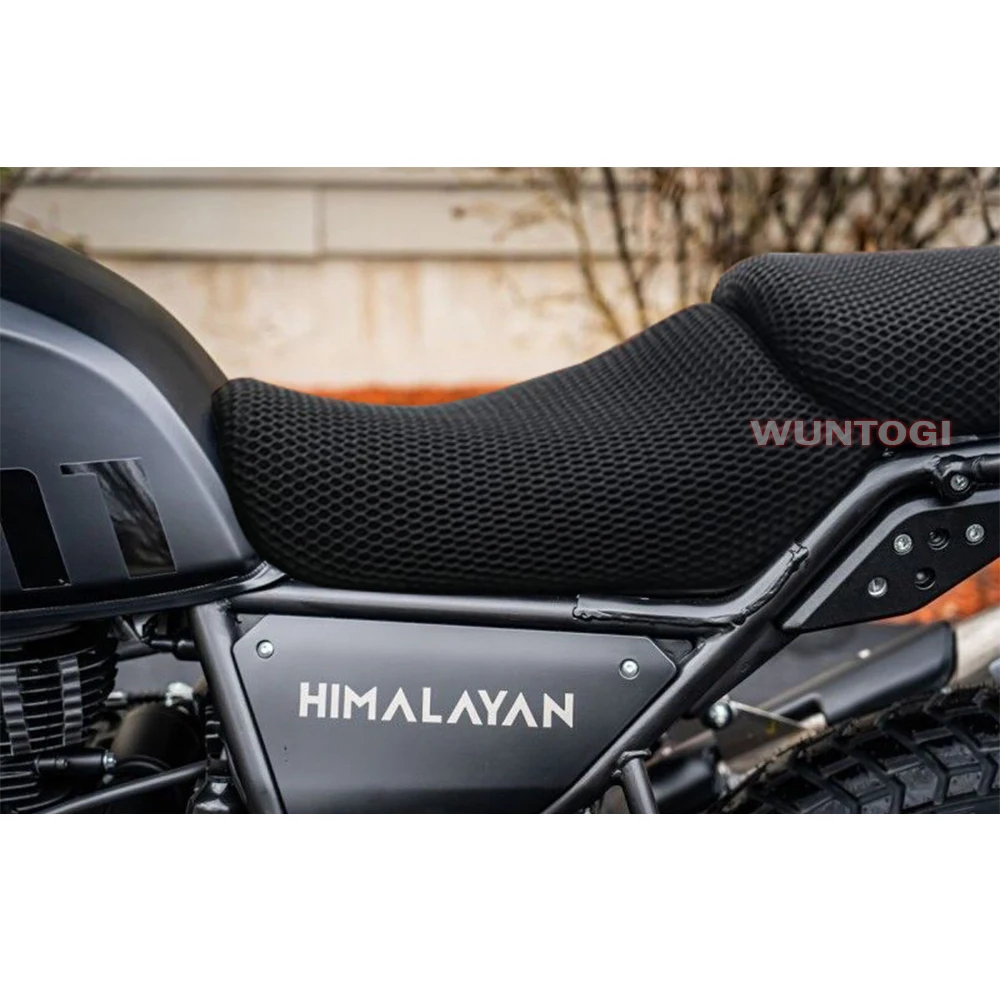 Motorcycle Seat Cover For Royal Enfield Himalayan 411-Seat Protect Cushion 3D Honeycomb Mesh Cushion Covers