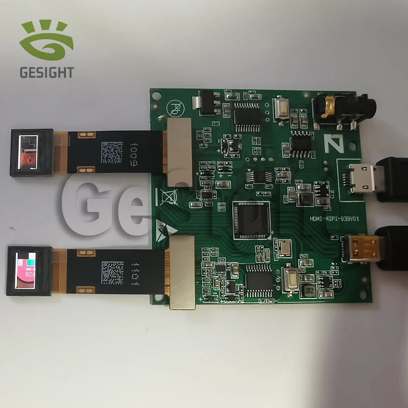 Polegada Micro Oled Fhd 1920x1080 Hd-mi para Placa Mipi Tipo-c Placa de Motorista para ar Gunsight Visão Noturna Telescópio 0.39 Painéis e LCDs p/ tablet - Imagem 5