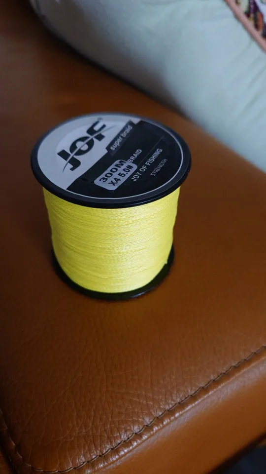 JOF 1 Roll Of PE Solid Color Fishing Line 300M 500M 1000M 4 Strands Wear-resistant Fishing Line 8LB-80LB photo review