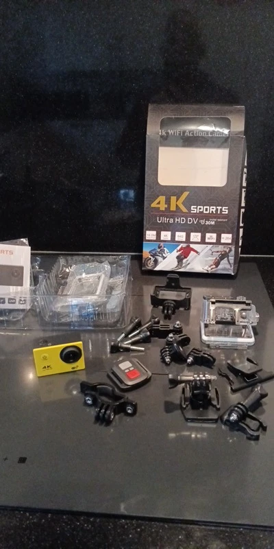 4K Action Camera with 120° Wide - Angle + WiFi - APP Control, Capable of Shooting in Scenes like Diving and Skiing photo review