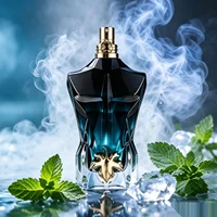 Parfum Masculin Non Conventionnel pour Hommes 4.2FL OZ 125ML jpt Golden Leaf Fig Cologne Longue Durée Spray Corporel Attrayant Parfums Masculins Sexy Drop 3