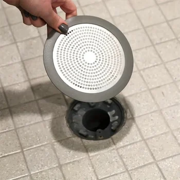 1 pz, filtro raccoglitore scarico a pavimento, rete anti-capelli scarico, protezione drenaggio doccia, articoli per la casa, accessori bagno. 1