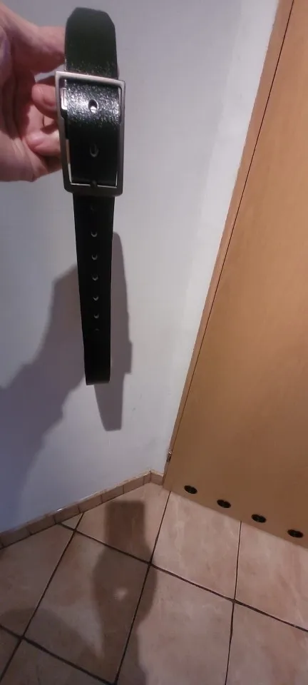 MIDNIGHT SOVEREIGN™ – Black Buckle Genuine Leather Belt photo review