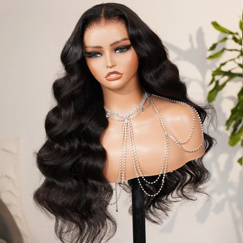 13x4 13x6 Parrucche per capelli umani Glueless Body Wave 6x5 HD Wear and Go Parrucca Pre pizzicata Bye Nodi Parrucche per capelli vergini per le donne 30 pollici