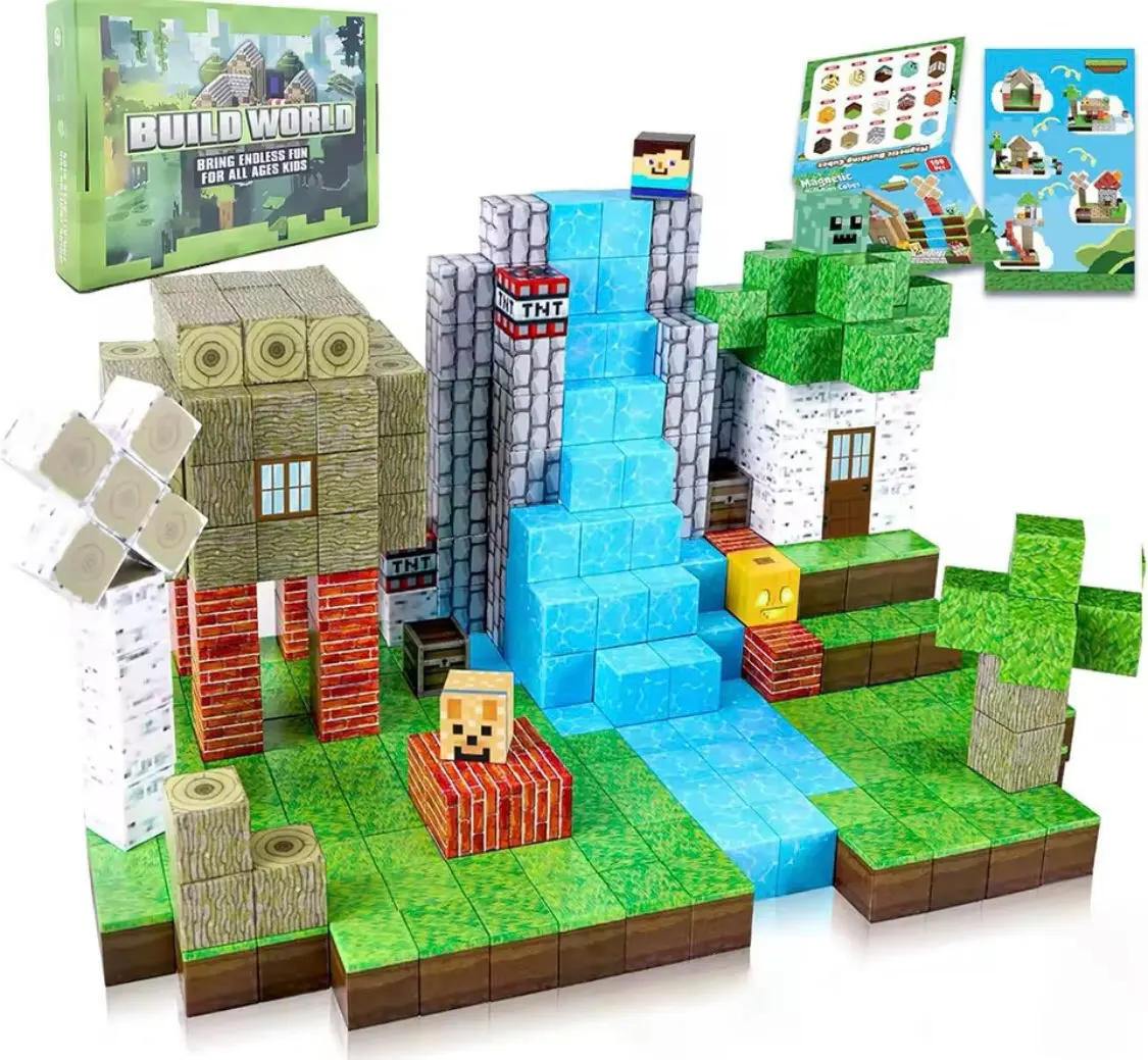 192-teilige Magnet-Bausteine Minecraft Set photo review