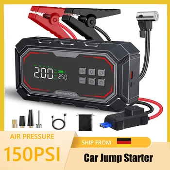 Accumulatori e caricabatterie di riserva per avviamento di emergenza per auto, booster da 12 V per caricabatteria di avviamento per auto, powerbank per fotocamera di avvio automatico portatile