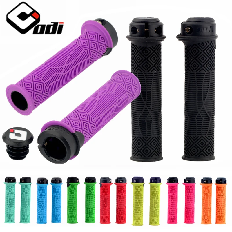 Odi-ラバーmtbグリップ、ロックオン、135mm、ハンドル、バイク