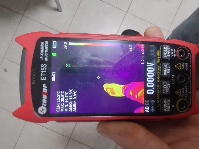 TOD 10P™ S15  Automatic FLIR Thermal Camera Multimeter with NCV, Color Screen, Logging and IR Image Storage