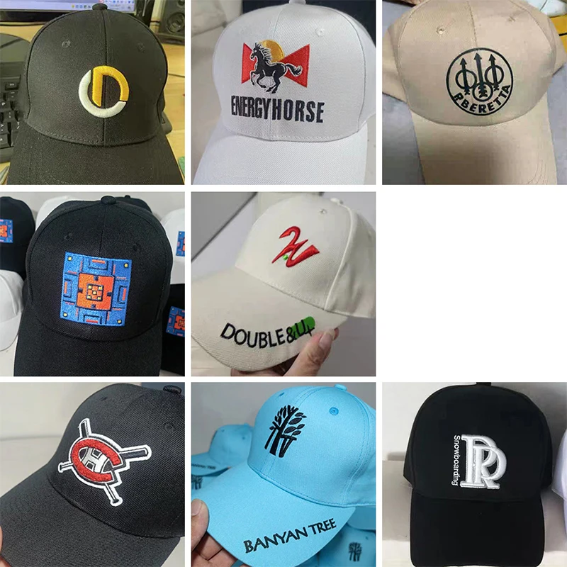 Custom Baseball Caps Hat Custom Logo Men's Cap Hip Hop Snapback Adjustable Embroidery Print DIY Team Logo Designer Baseball Caps 3