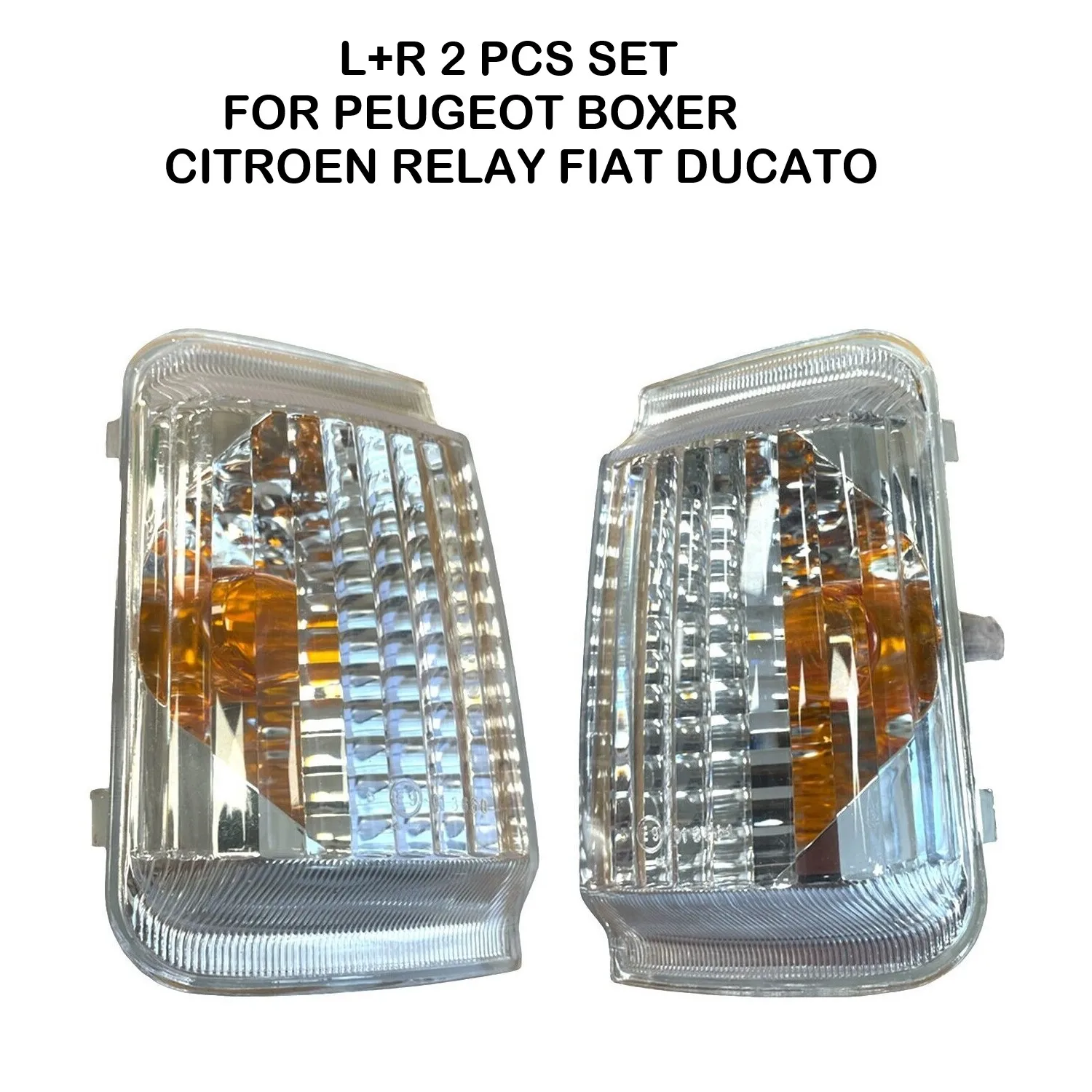 Per Peugeot Boxer Citroen Relay Fiat Ducato Indicatore Di Direzione Destro E Sinistro 2 Pezzi Set Ricambi Auto Alta Qualità6325.H1