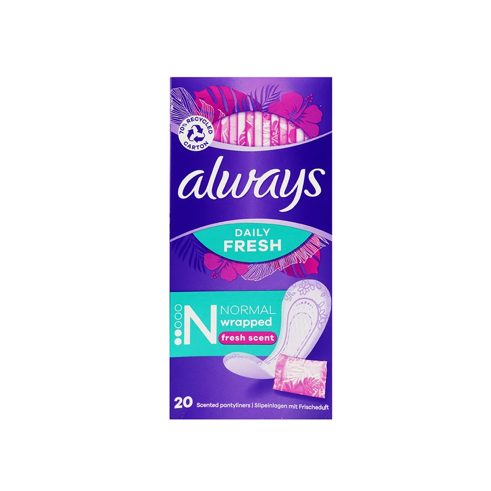 Always Daily Fresh Individually Wrapped Panty Liners