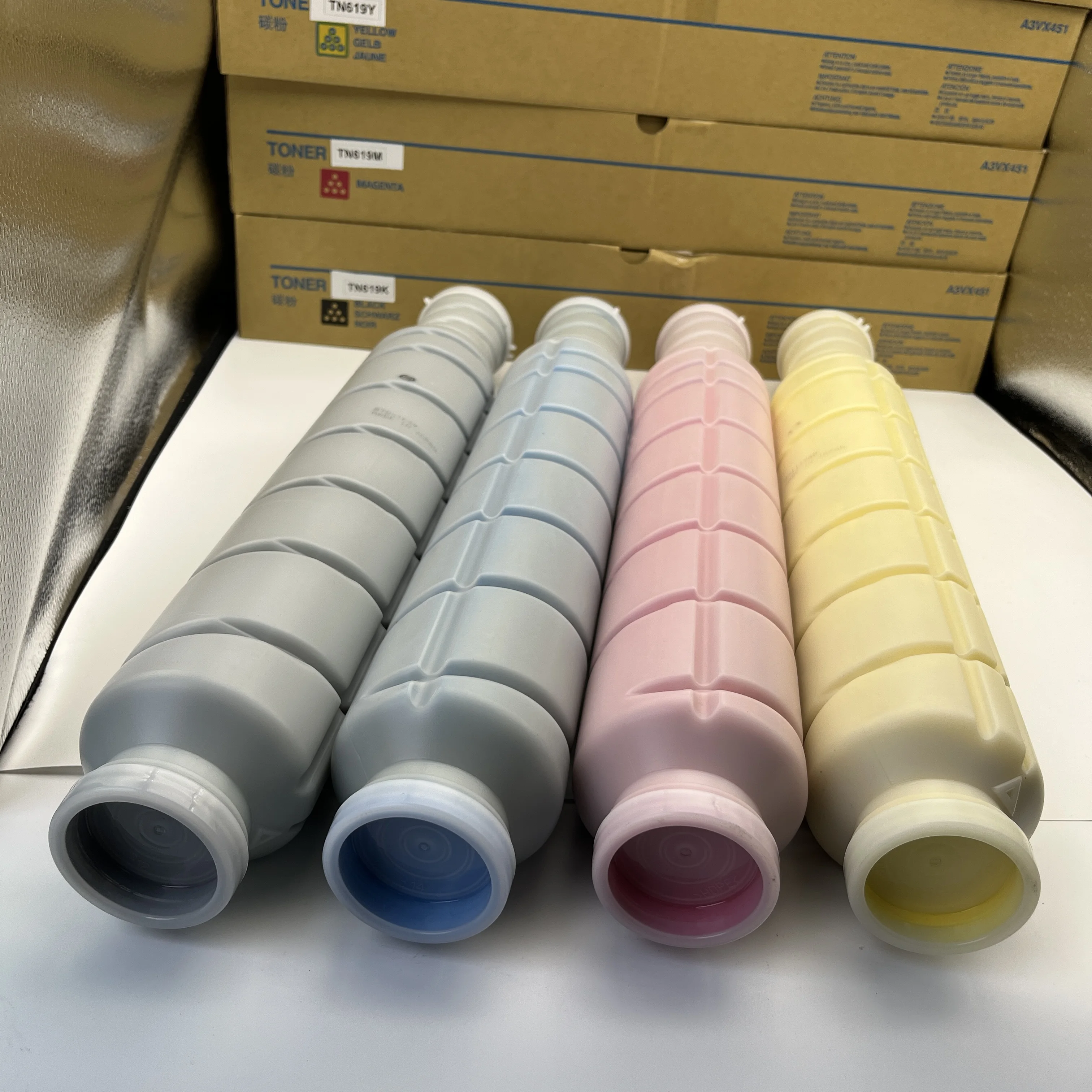 C1070 TN619 Toner Cartridge CMYK for Konica Minolta BIZHUB C1060 C1070P C2060 C3060 C2070 C3070 A3VX130 A3VX230 TN-619 Toner Cartridge