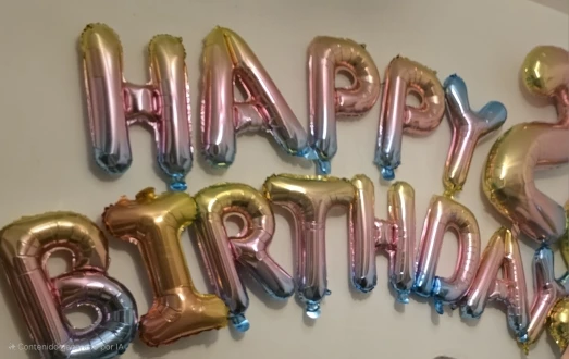 Blue Foil Birthday Balloon Set photo review