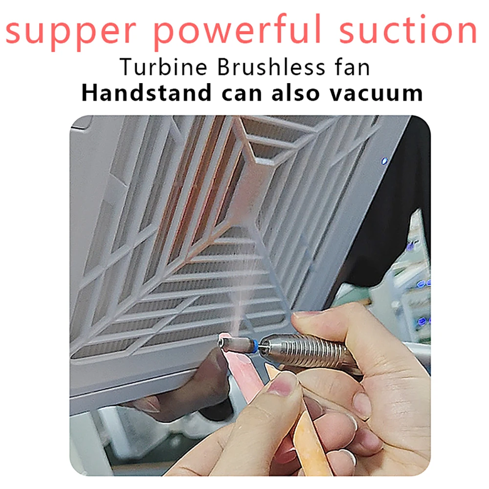 powerful suction detail