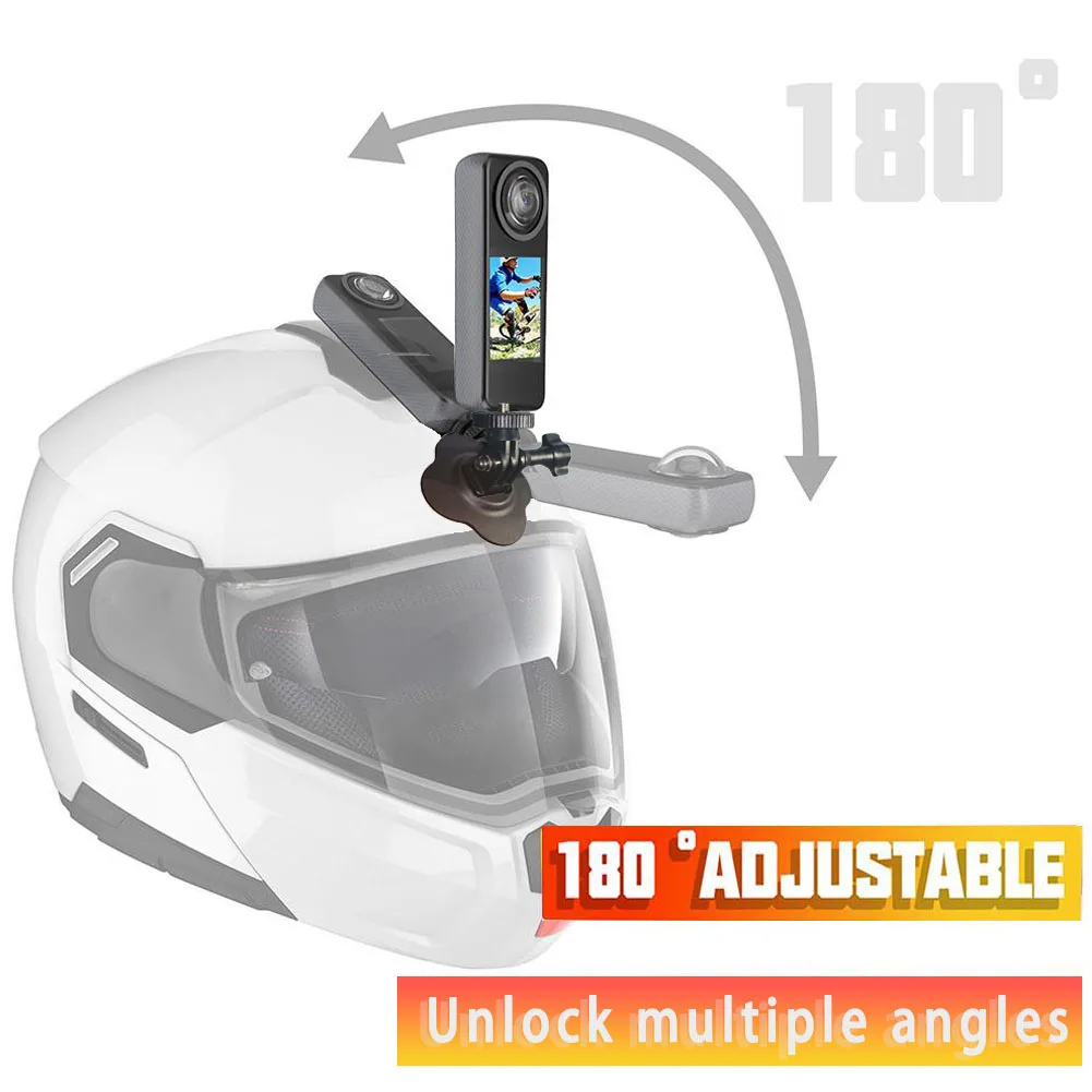 for GoPro Helmet Adhesive Sticky Mounts for SJCAM AKASO Insta360 DJI Action Camera Accessory Motorcycle Helmet Fixed Base Mount 3