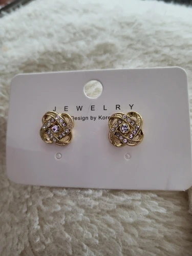 Light Luxury Zircon Stud Earrings photo review