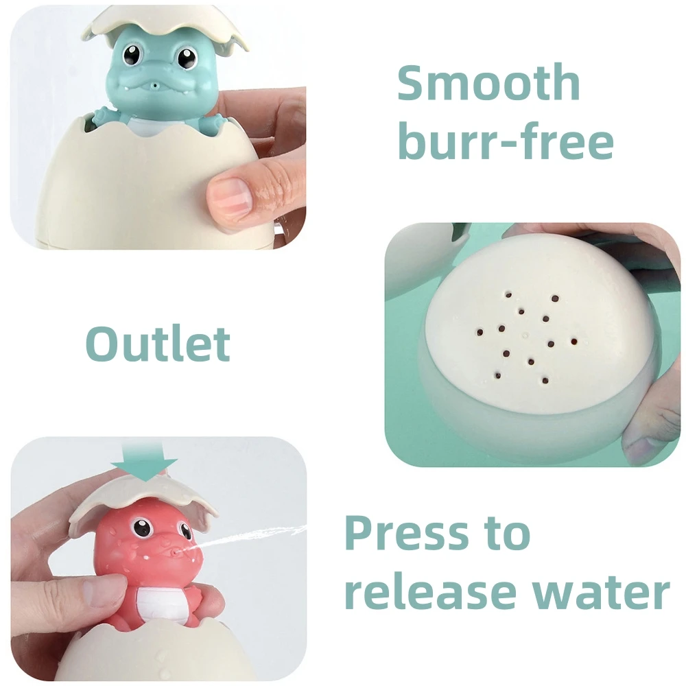 Baby Toys|Summer Baby Bathroom Bath Toys|Floating Water Spray Egg|Hatching Egg Spray Cloud Bathtub Water Toy — view 6