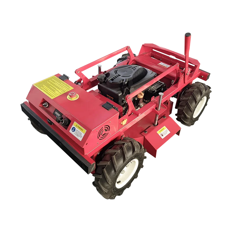 Customized self electric starting powerful gasoline remote control machine lawn mower discount