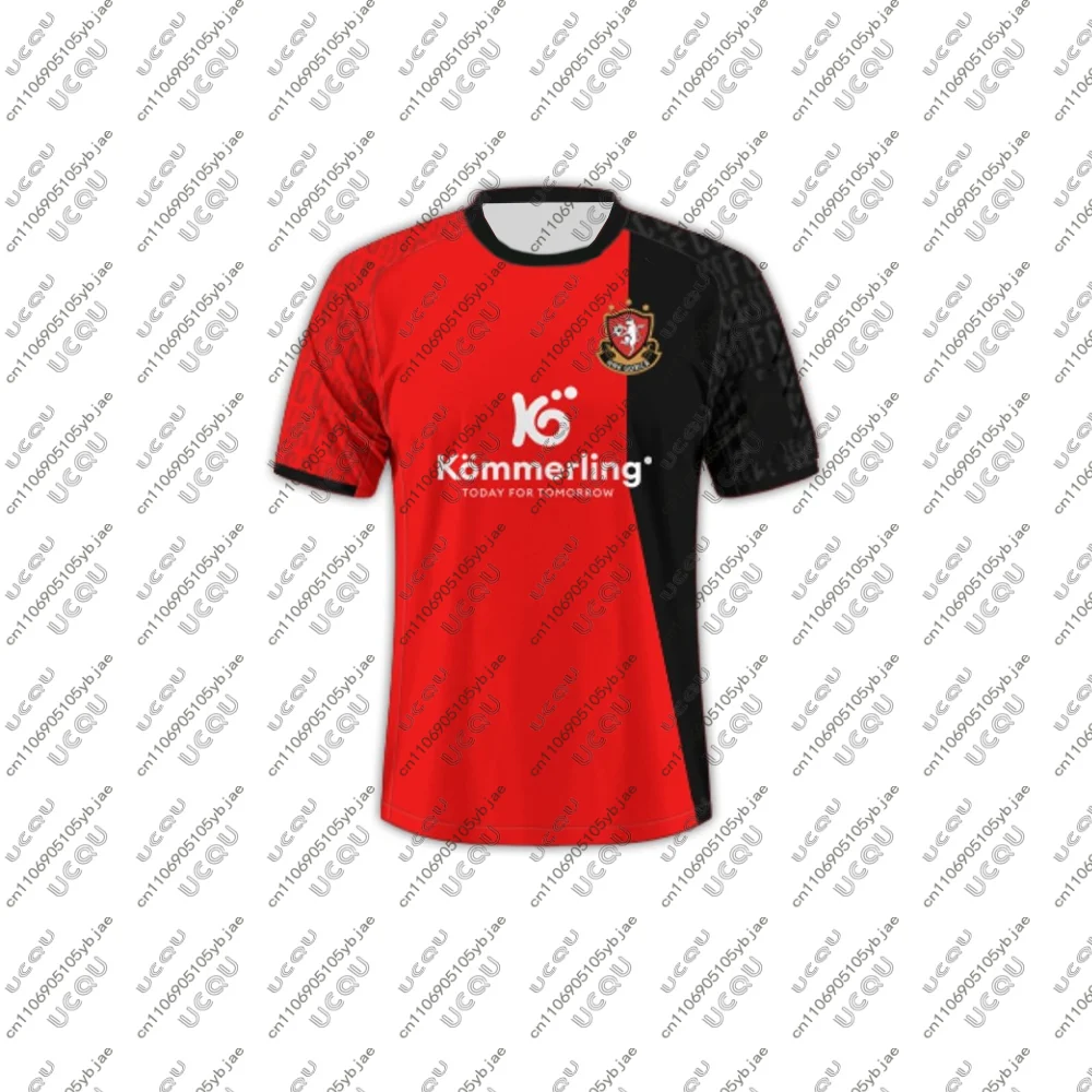 2025/26 남성 아동용 핫 보이즈 의류 팀 홈 남성 축구 탑 어웨이 스포츠웨어 F-HNK 고리차 티셔츠 어웨이 티 선물 축구 유니폼