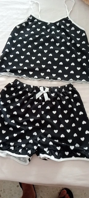 Luxe Spaghetti Strap Summer PJ Set - Breathable Comfort Sleepwear photo review