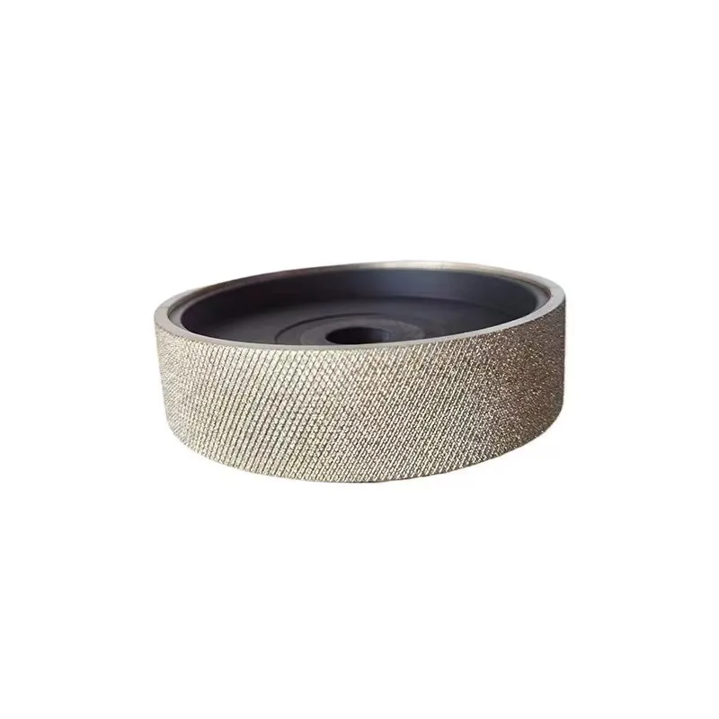Diamond Grinding Wheel 6"x1.5"x1" Embossed Grooved Knurled Sharp Wear-resistant 150x38x25.4mm Holes Polishing Wheel