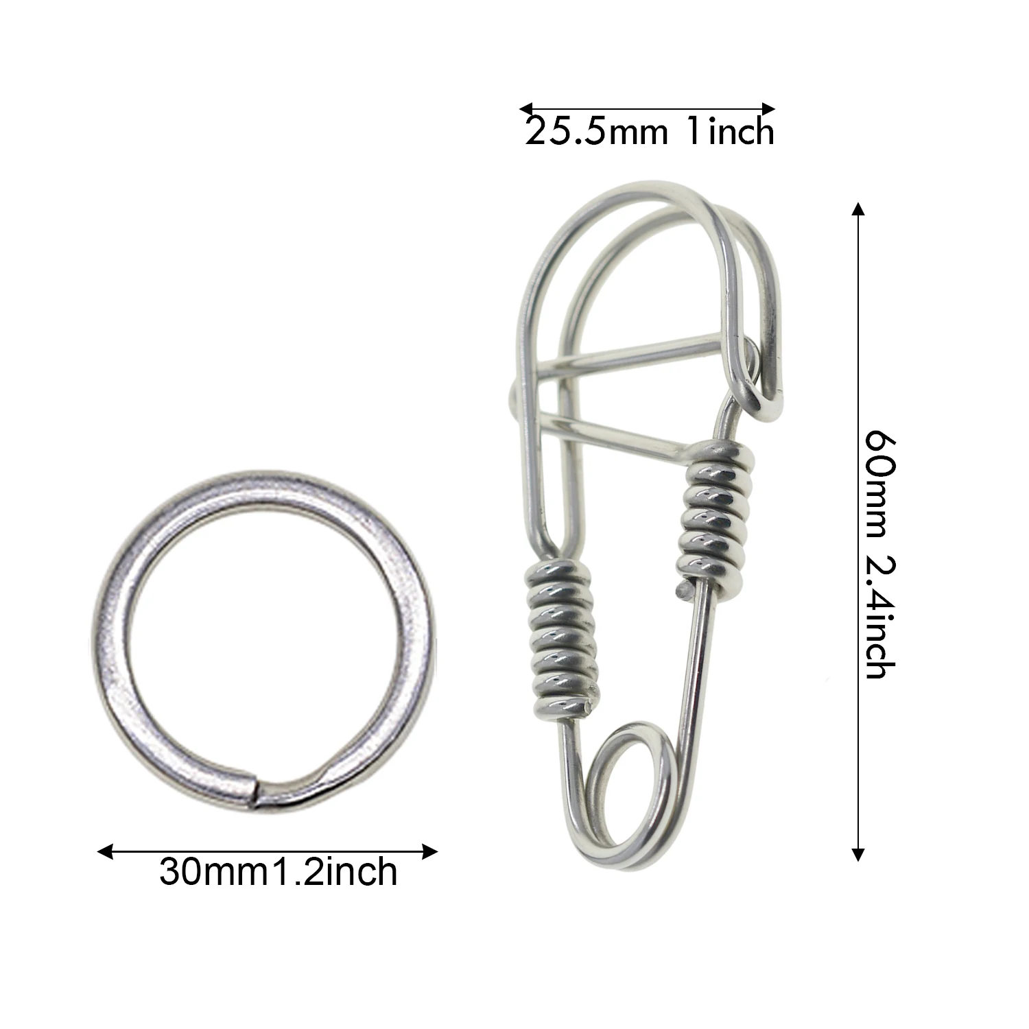 hand wrapped Unique creative 304 stainless steel wire easy release