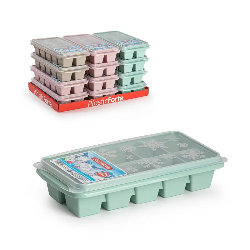 Set of 3 ice cube trays - Plastic Forte