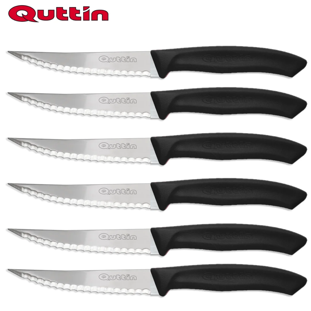 Coltello da Bistecca Quttin Waves (11 cm) (4 Unità