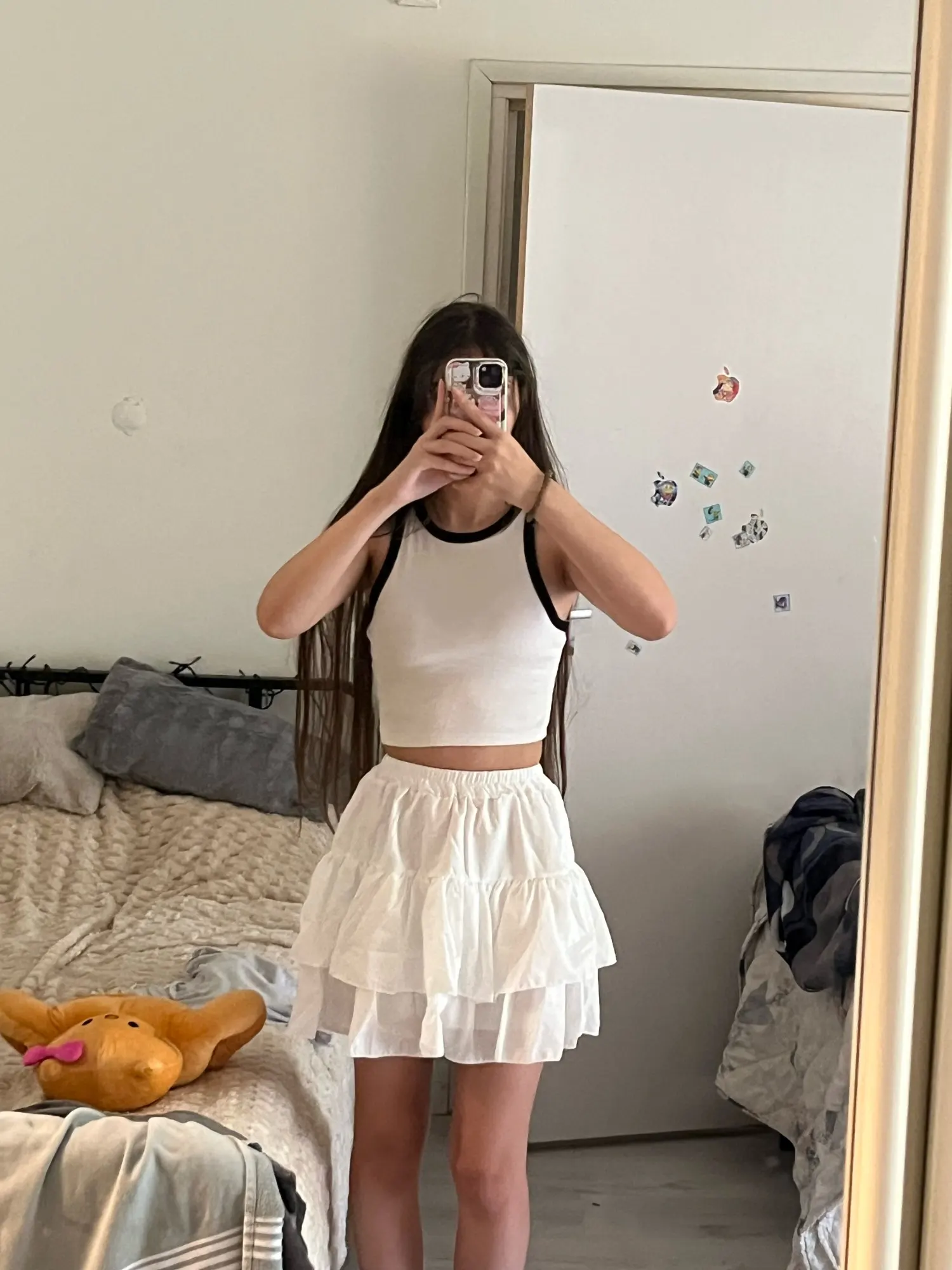 Elegant Pleated A-Line Skirt for Summer Chic Style photo review