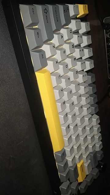 AJAZZ AK820 cableado con botones de volumen giratorios teclas intercambiables en caliente para teclados mecánicos de oficina y hogar photo review