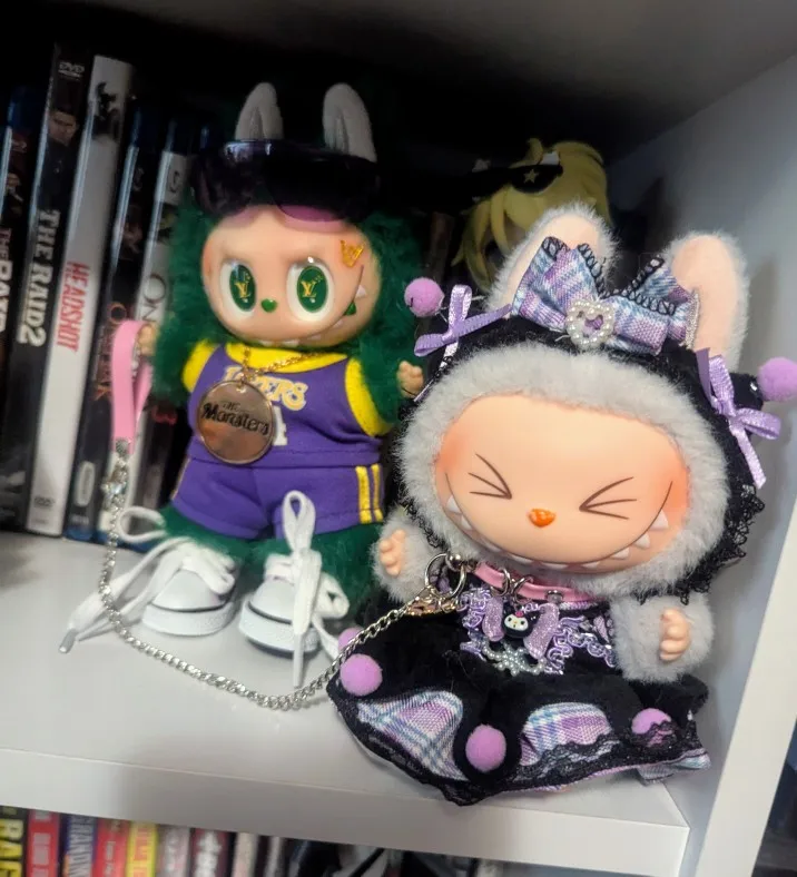 Collier punk pour Labubu