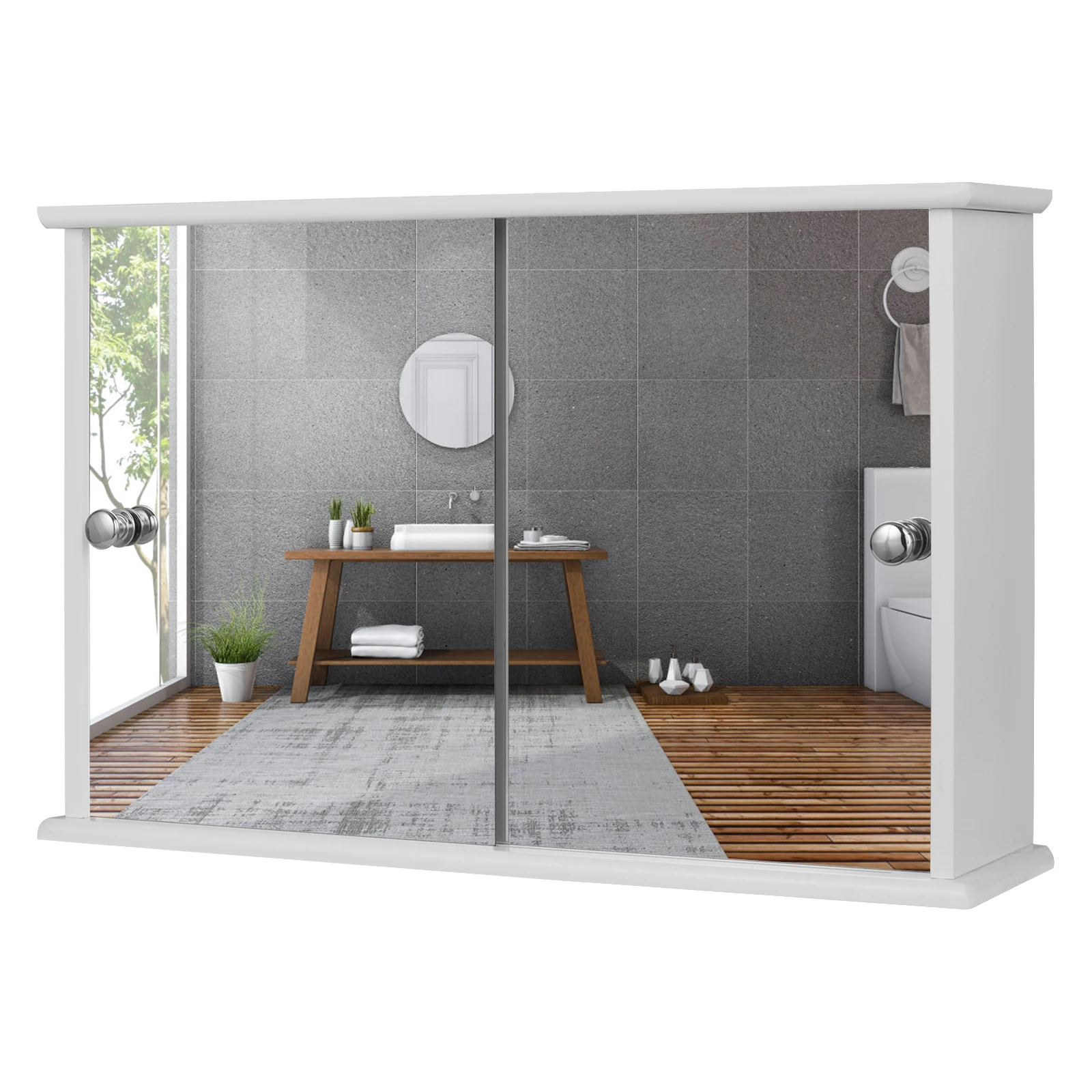Bathroom Furniture Storage Mirror Bathroom Furniture Wall Storage 55x14x36cm Aliexpress