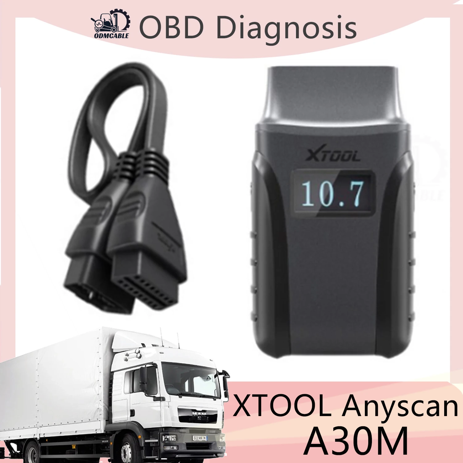 

XTOOL Anyscan A30M OBD2 диагностические инструменты для Android/IOS BT сканер считыватель кода автомобиля двунаправленное управление OBD сканер