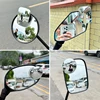Motorcycle Car Blind Spot Rear View Mirror Wide Angle Adjustable Small Round Mirror 360° Rotation Reverse Auxiliary Rearview 6