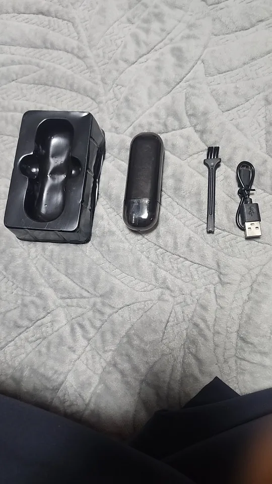 Mini máquina de cortar cabelo elétrica para nariz, recarregável, multicinética, 2 em 1, unissex, totalmente automática, lavável, aparador de nariz photo review