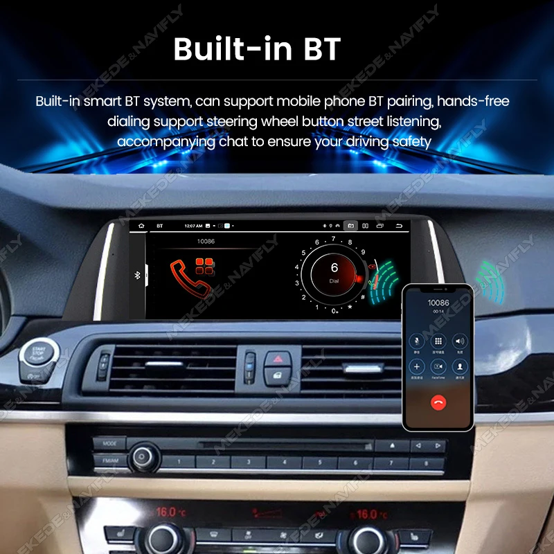 NaviFly MN-X 10.25 Android Car Multimedia Player For BMW 5 Series