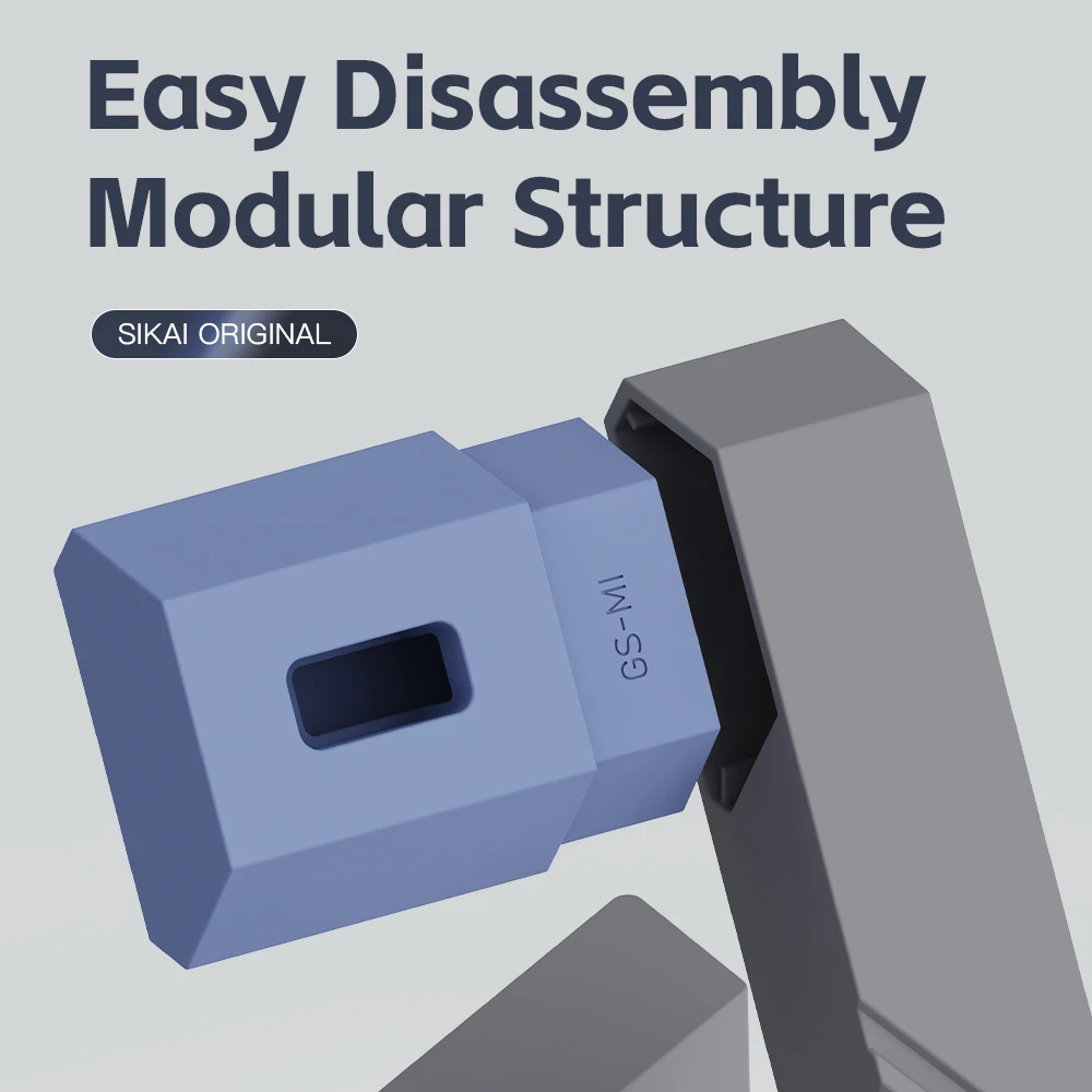 Geometric Charger Dock & Charging Stand with USB Cable Holder